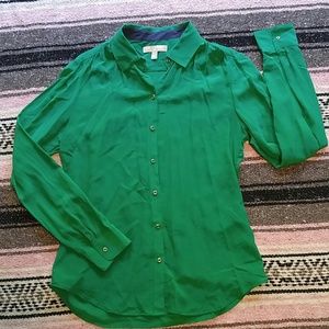 100% silk Banana Republic blouse
